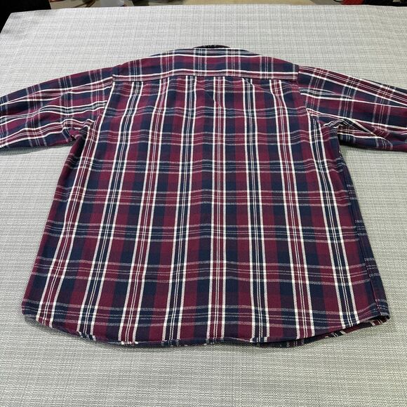 Vintage RedHead Shirt Mens XL Tall Red Plaid Midweight Outdoors Farm Ranch Work - Picture 5 of 11